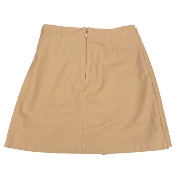 WILFRED Aritzia Wool Wrap Front Mini Skirt Sz 0 - Picture 5 of 6